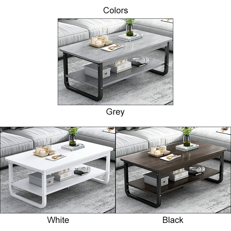 Coffee table, coffee table, 2-tier coffee table, simple and modern living room, Creative small coffee table, dining table Dual-use Multifunctional Small Tea Table Simple Household Small Apartment Tea Table