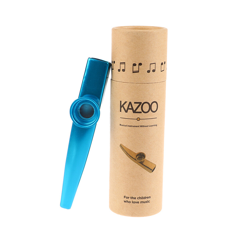 Blowing 2Pcs Set Kazoo Box Metal Kazoo Paper Storage Holder Organizer Accessories