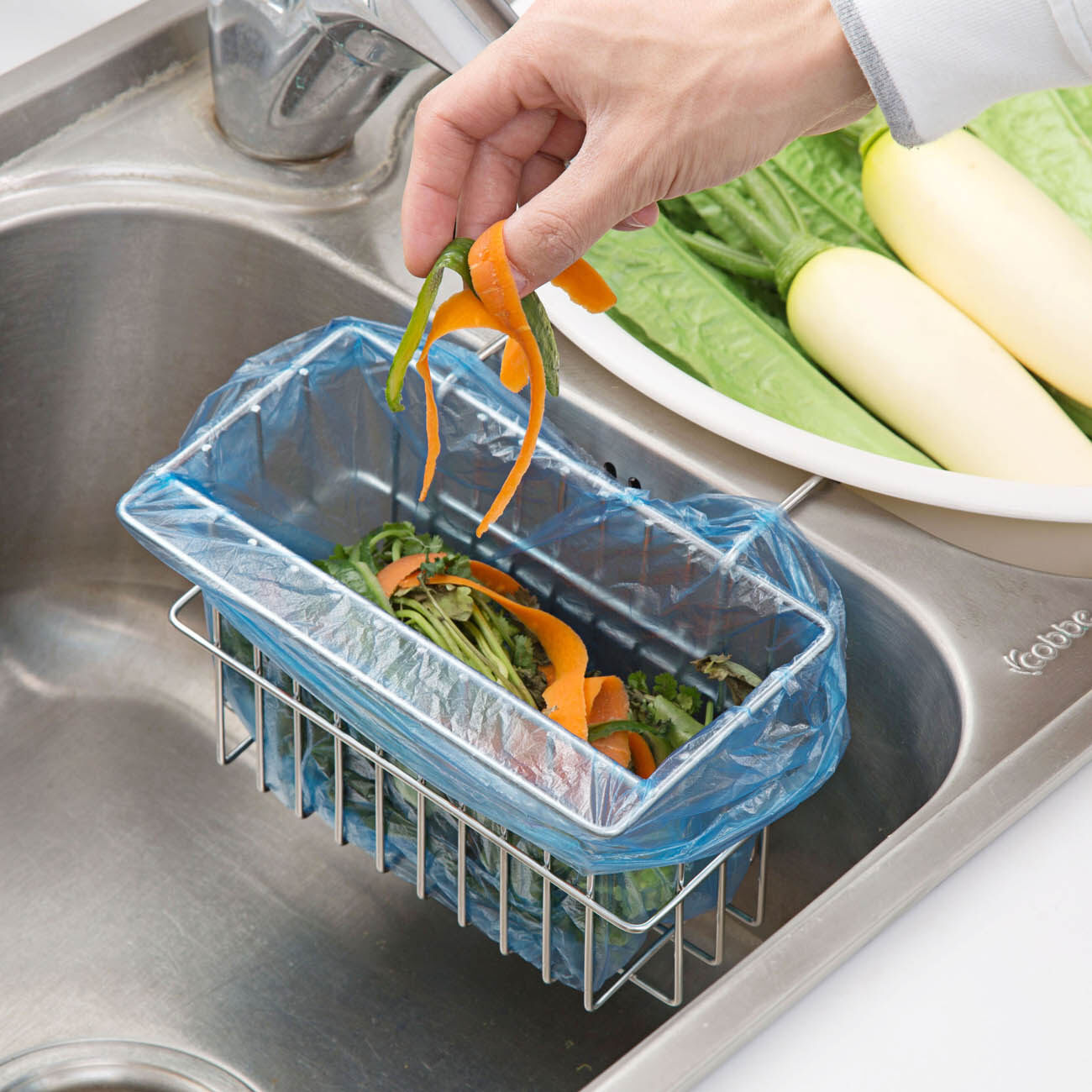 CNMF PP Desktop High-Capacity Durable Drain Wipe Storage Shelf Kitchen