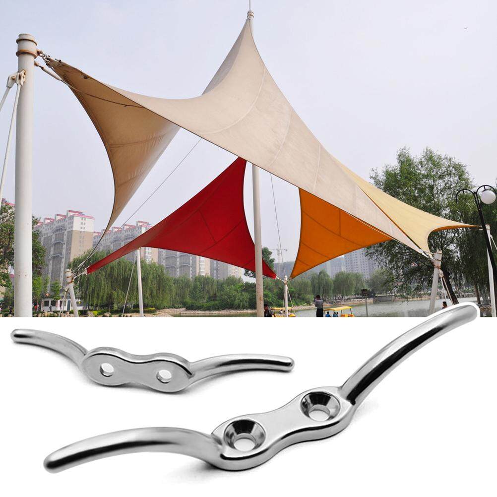 4 Pcs Mooring Cleat Stainless Steel Cleats for Boats Hook Flagpole
