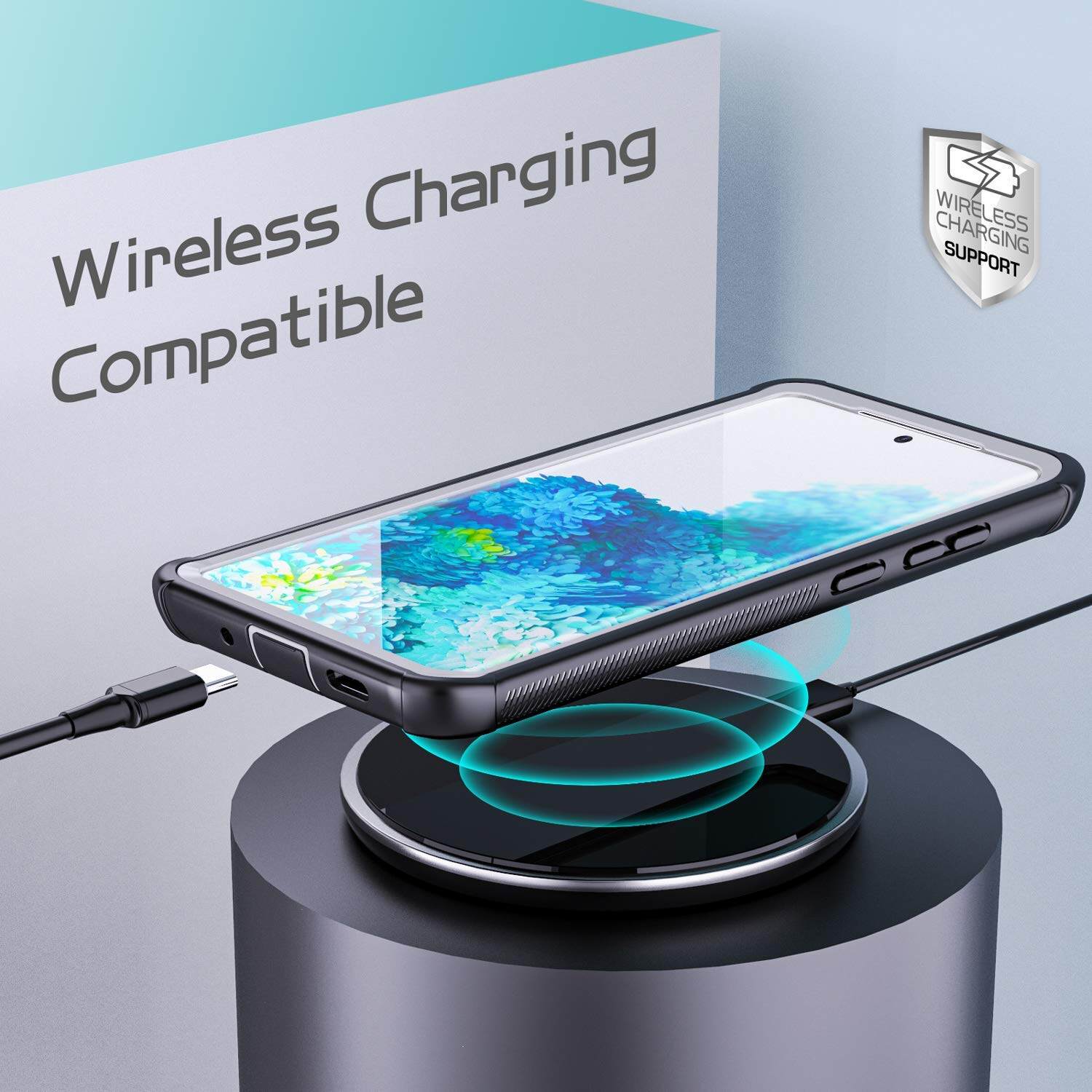 Samsung Galaxy S20 Ultra S20 + Plus Case Built-in Screen Protector Full Body Heavy Duty Shockproof Protective Case for Samsung S20+/ S20 Ultra /S20 5G Casing