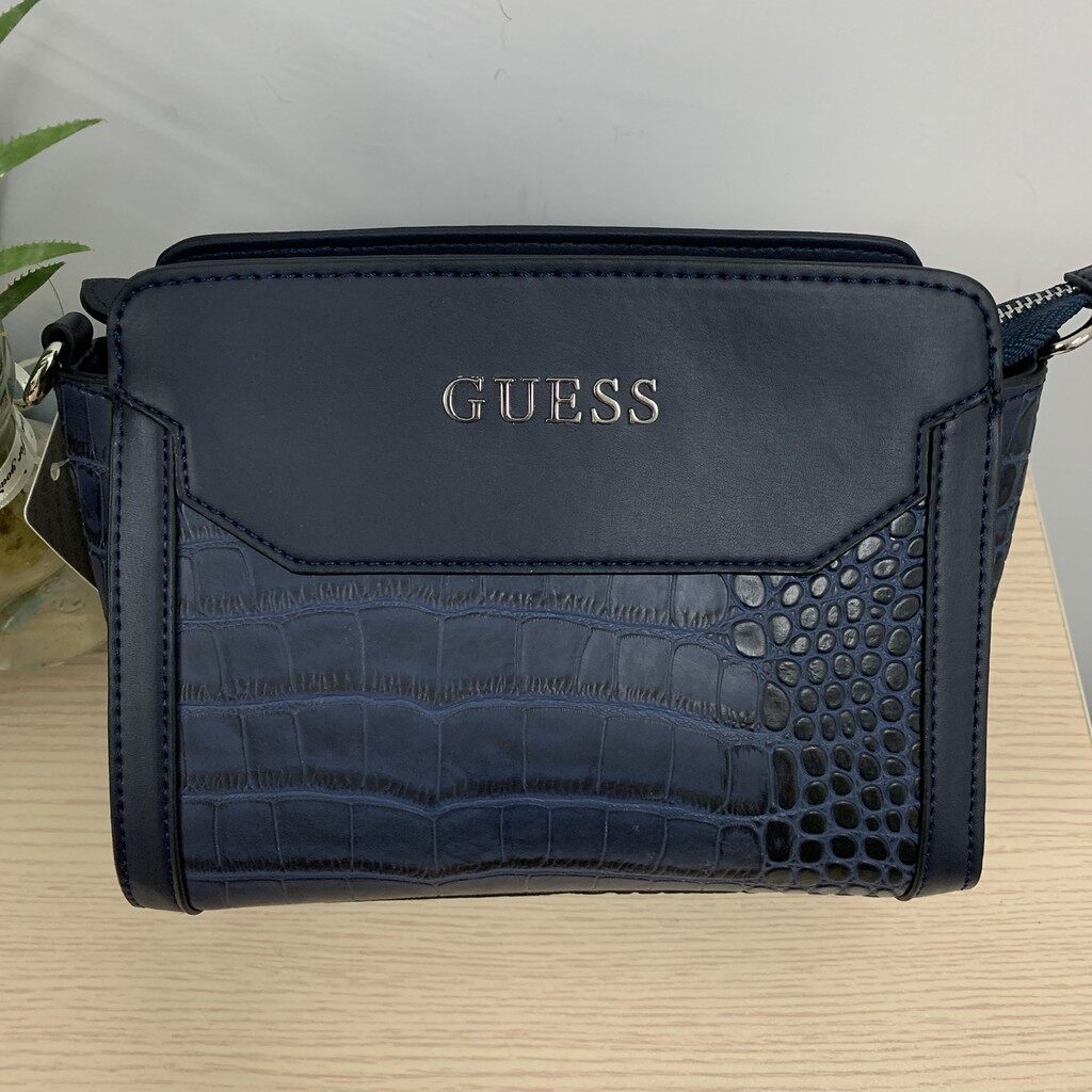 blue guess bag