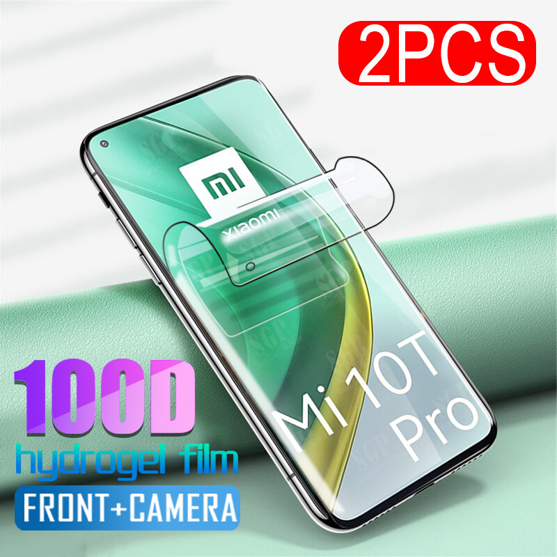 2pcs soft hydrogel film for xiaomi mi 10t pro 5G 10 t pro 10t lite screen protector for xiaomi mi 10 ultra 10 pro note 10 pro note 10 lite protective film