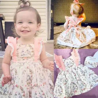 rabbit dress for baby girl