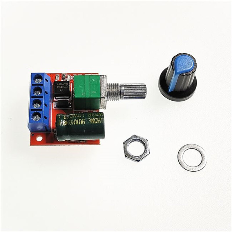 Mô Đun Điều Khiển Tốc Độ Động Cơ DC 12V PWM Mini 5A 90W DC-DC Công Tắc Điều Khiển Điều Chỉnh Tốc Độ 4.5V-35V, 24V