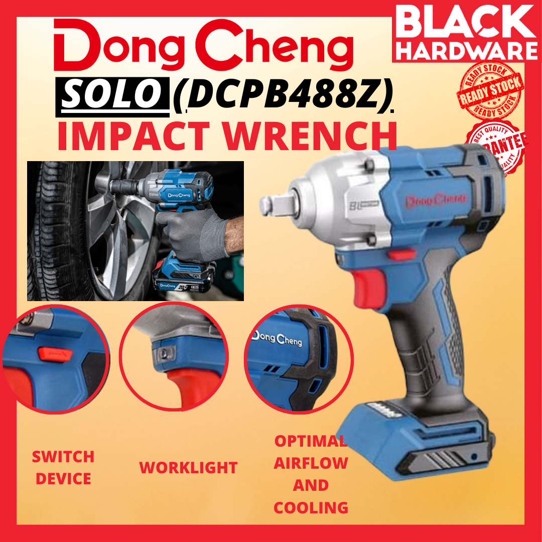 Black Hardware Dongcheng Impact Wrench Machine Rim Opener DCPB488