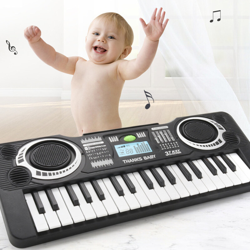Piano Điện Trẻ Em Quà Tặng Bàn Phím Điện Piano Di Động Âm Nhạc Kỹ Thuật Số Bàn Phím Điện Tử Đồ Chơi Học Nhạc