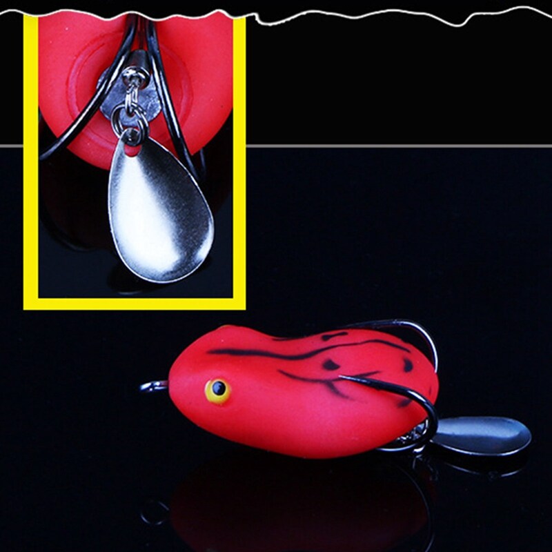 Mồi Câu Cá Ếch Mềm 4.5Cm/7G 5Cm/9G Mồi Câu Thay Đổi Mồi Câu Ếch Bionic Móc Kép Sấm Sét Cá Lóc Ếch Đặc Biệt