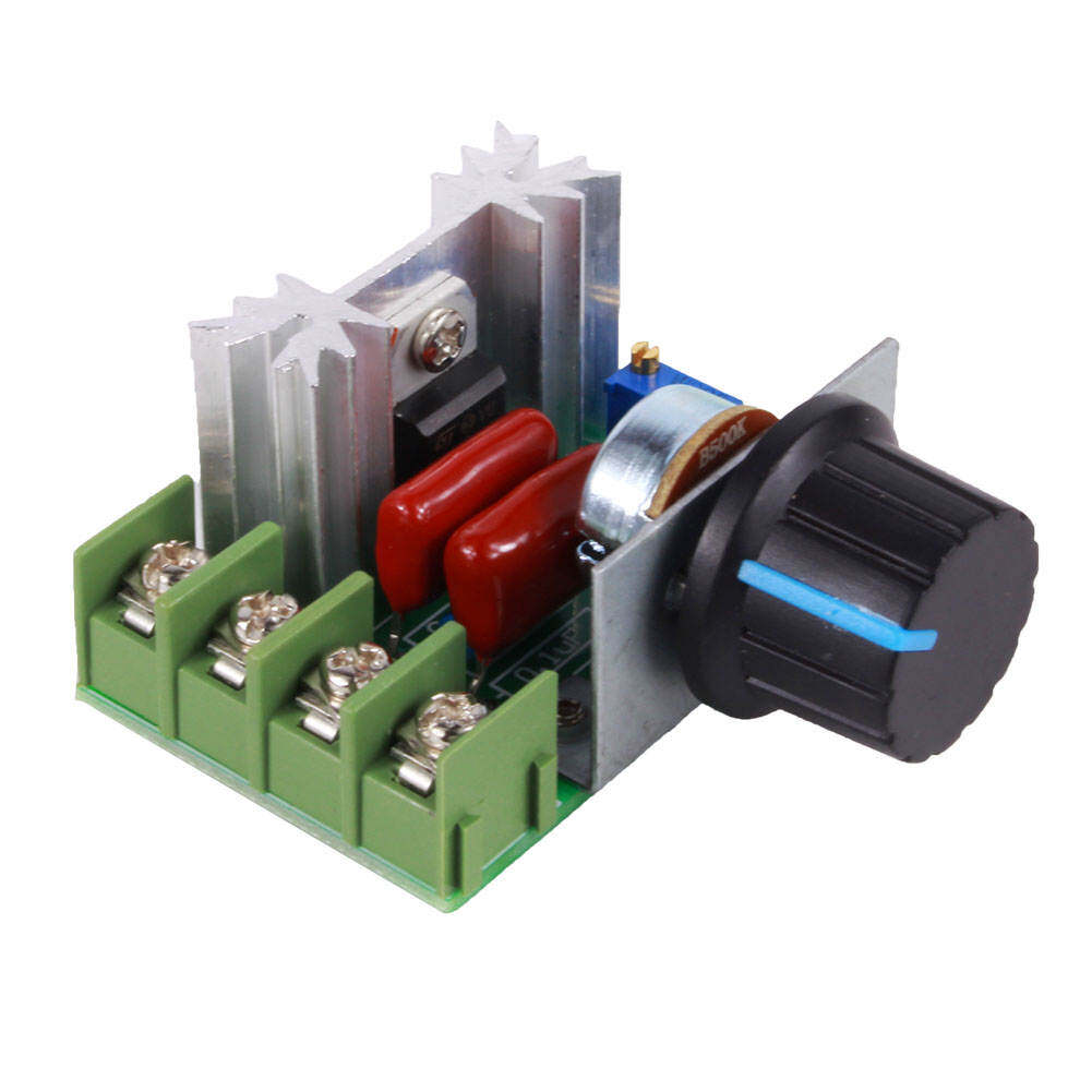 Bộ điều khiển tốc độ động cơ 2000W AC 50-220V 25A Bộ điều chỉnh tốc độ động cơ điều chỉnh điện áp