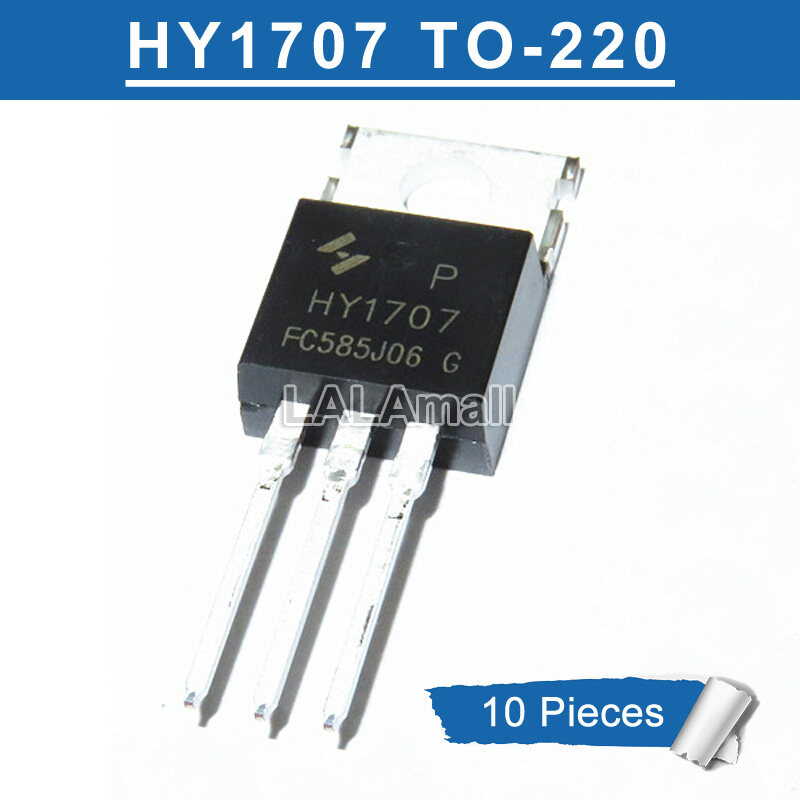 10pcs Original HY1707 TO220 HY1707P TO220 70V/80A MOSFET Transistor