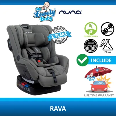 Nuna Rava Convertible Car Seat - FREE Lifetime Warranty Crash Exchange Program - My Lovely Baby