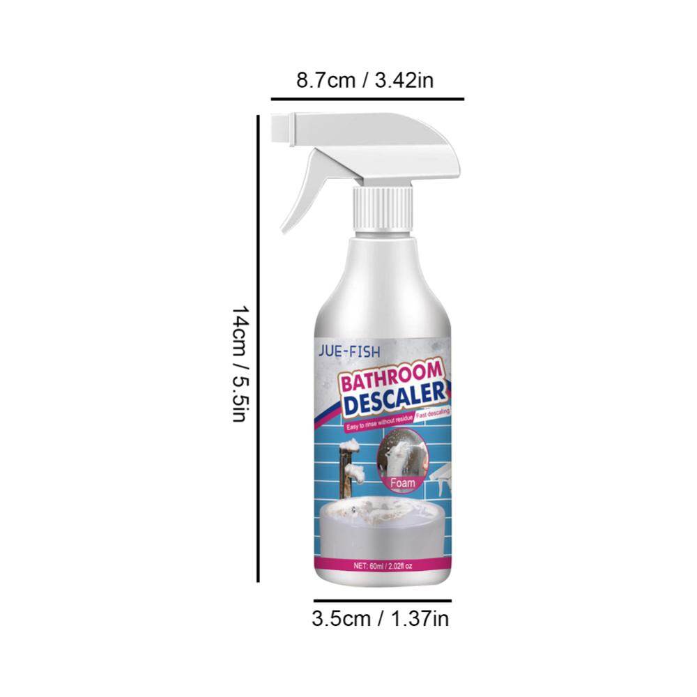 Stubborn Stains Cleaner Powerful Descaling Cleaning Agent Quickly Remove Multi-Purpose Cleaner for Bathtub Toilet Shower Sink Glass Ceramic