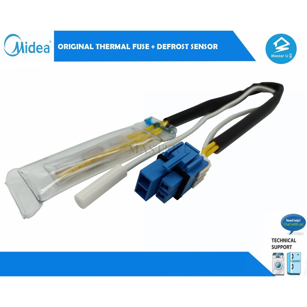 MIDEA ORIGINAL THERMAL FUSE + DEFROST SENSOR Lazada