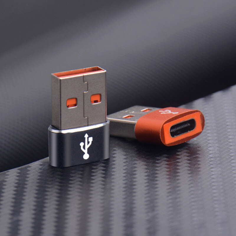 Fkend 6A Type C Female To USB A Male Adapter Converter Charging PD Data Cable Adapter