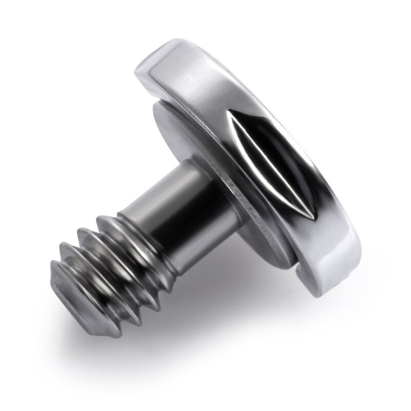 【New Arrival】 Metal 1/4" Mounting Screw D Ring/without Ring 10mm Shaft for Camera Tripod