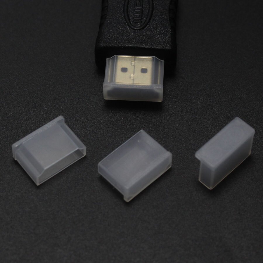 100 PCs HDMI anti-dust cover HDMI high-definition cable dustproof cover protective case plug plastic cover dustproof cap