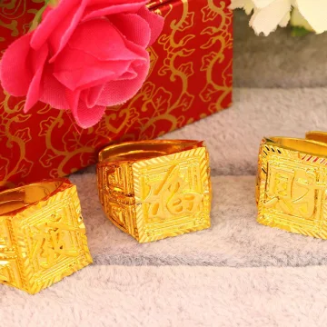 Beli 916 Gold Ring For Man Original Pada Harga Terendah Lazada Com My