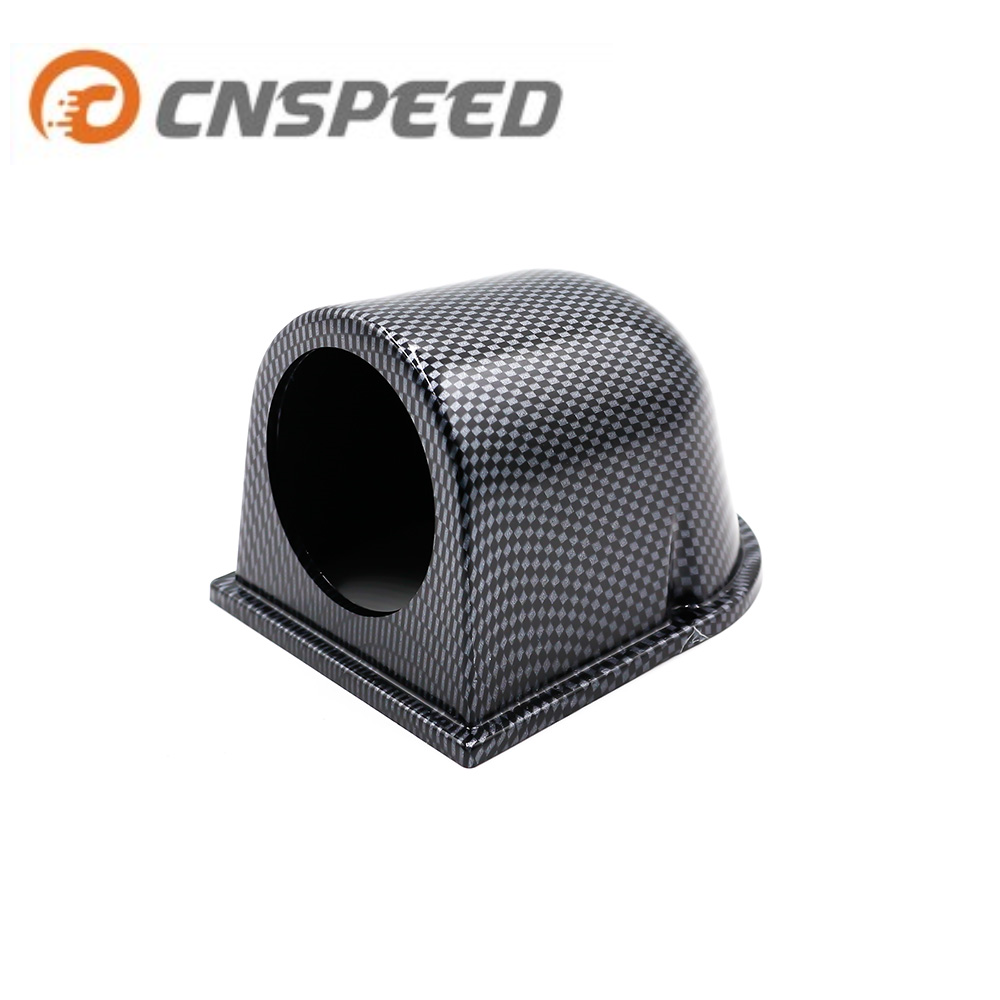 CNSPEED Car meter holder 2" 52mm Carbon Single Auto car gauge holder Meter pod Car meter holder gauge pod