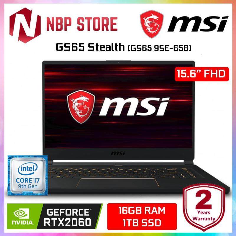 MSI GS65 Stealth GS65 9SE-658 15.6 FHD 240Hz Gaming Laptop (i7-9750H, 16GB, 1TB SSD, RTX 2060 6GB, W10H) Malaysia