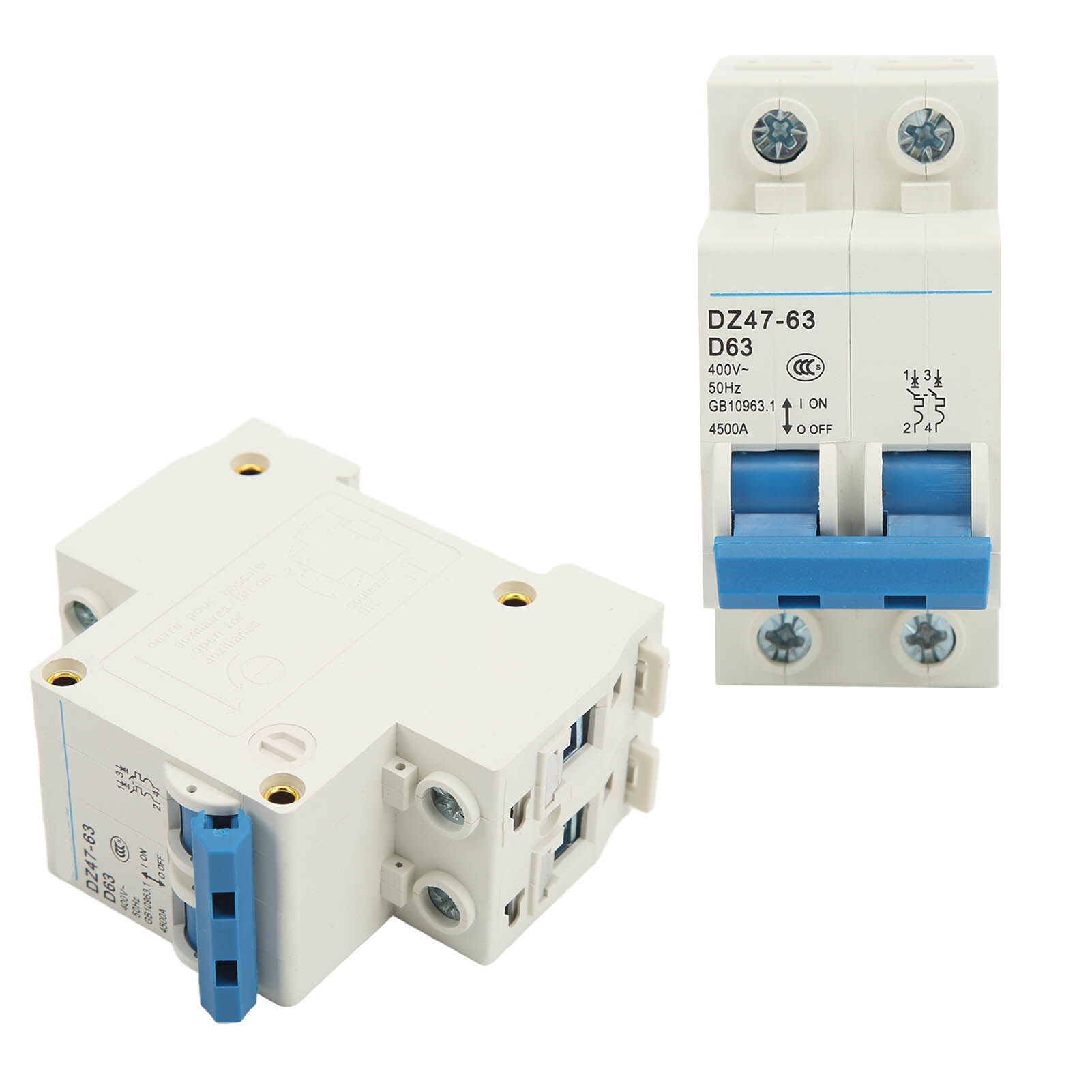 AC400V Miniature Circuit Breaker 2P 2Pole Solar Panel Energy Air Switch MCB