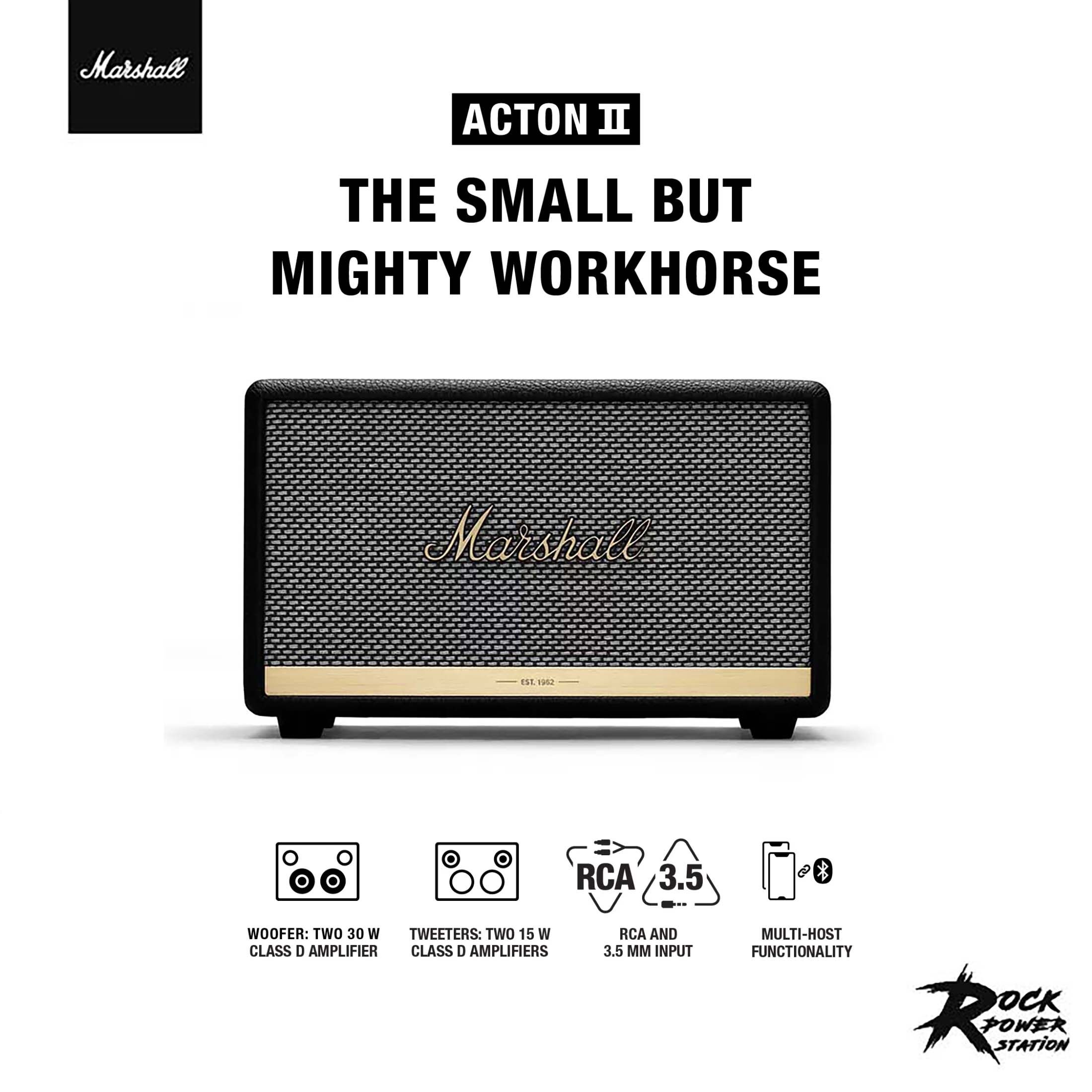 Marshall Acton 2 Bluetooth Speaker retailer in White! FREE OVERNIGHT SHIPPING