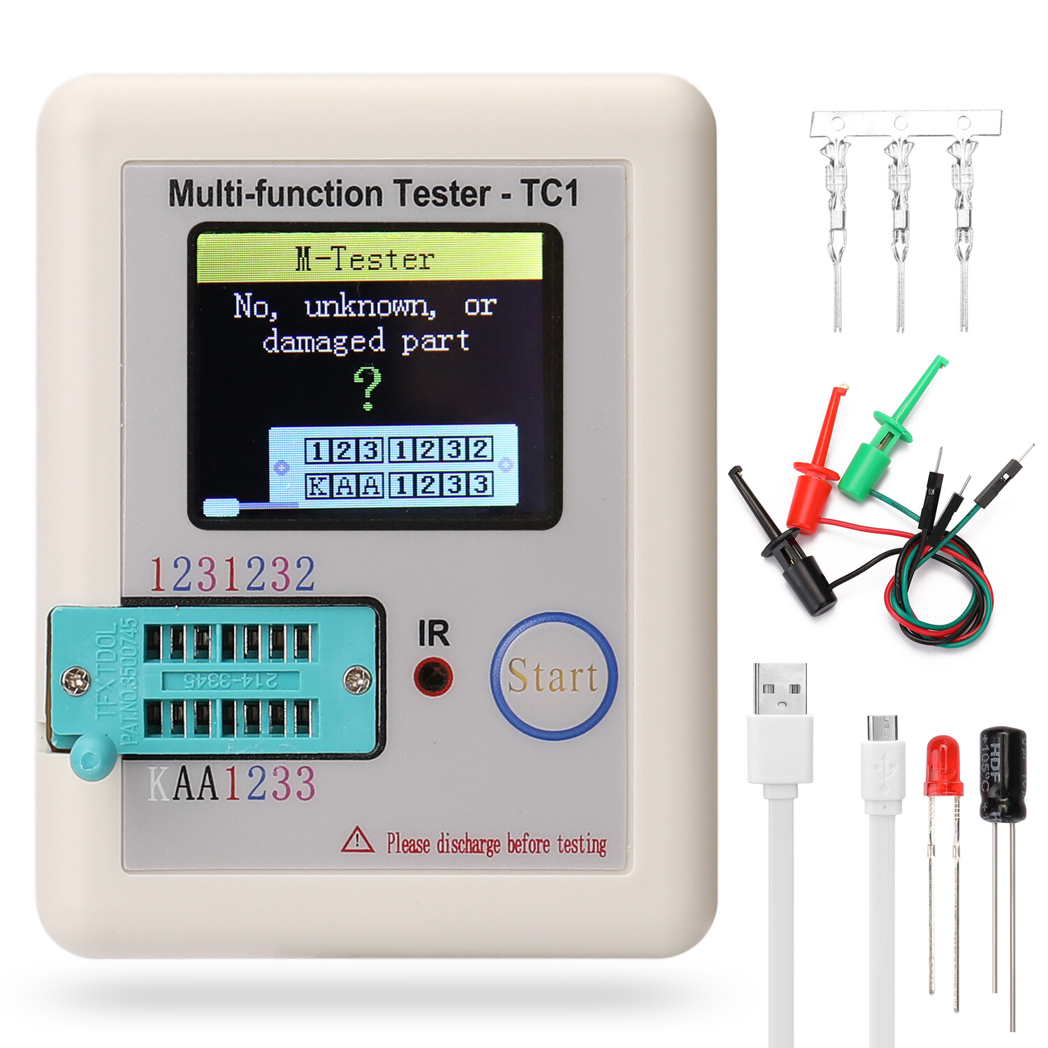 Diymore LCR TC1 ESR Testeur Transistor Inductance Capacitance ...