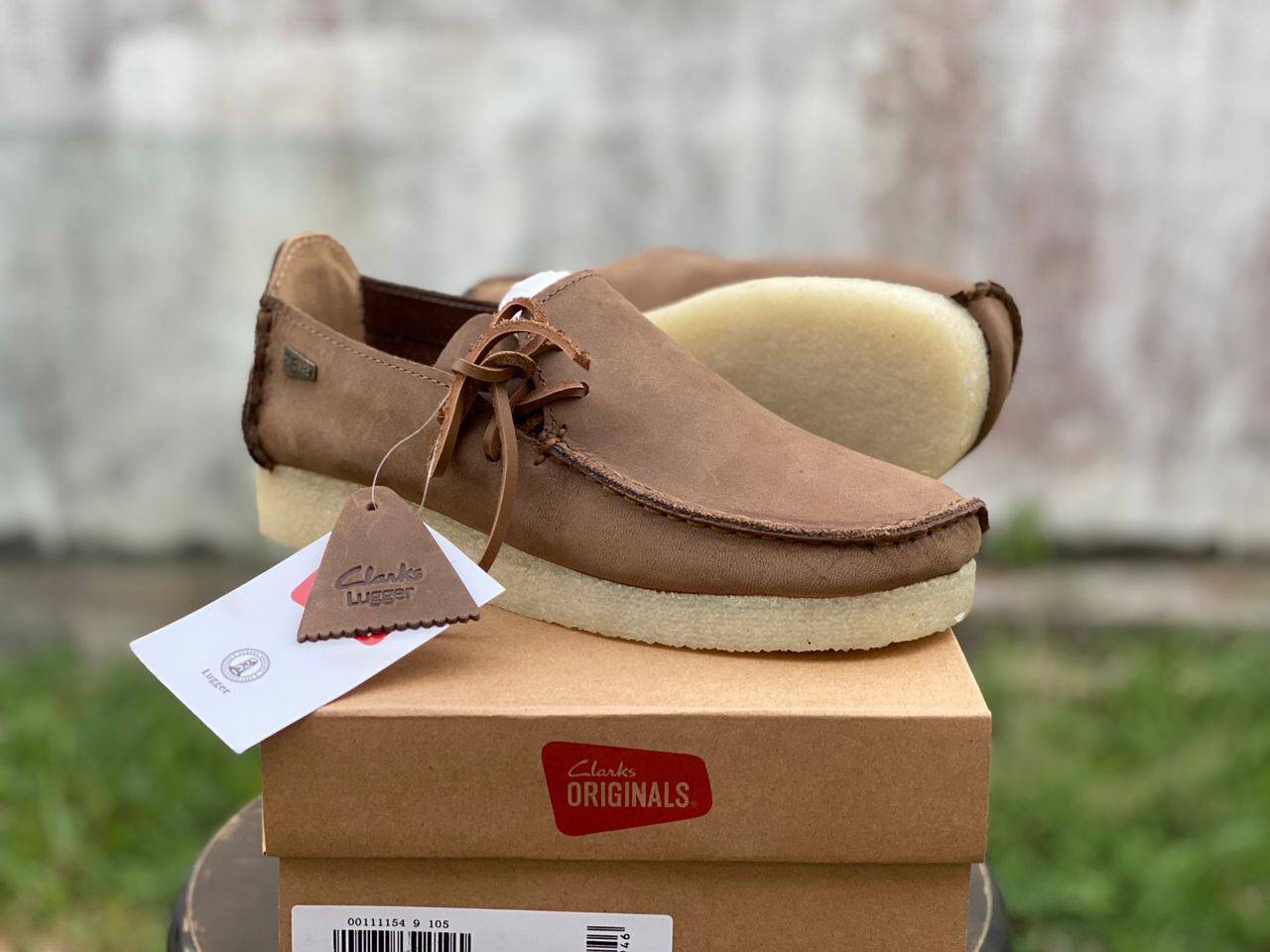 Kasut hot sale clarks lugger