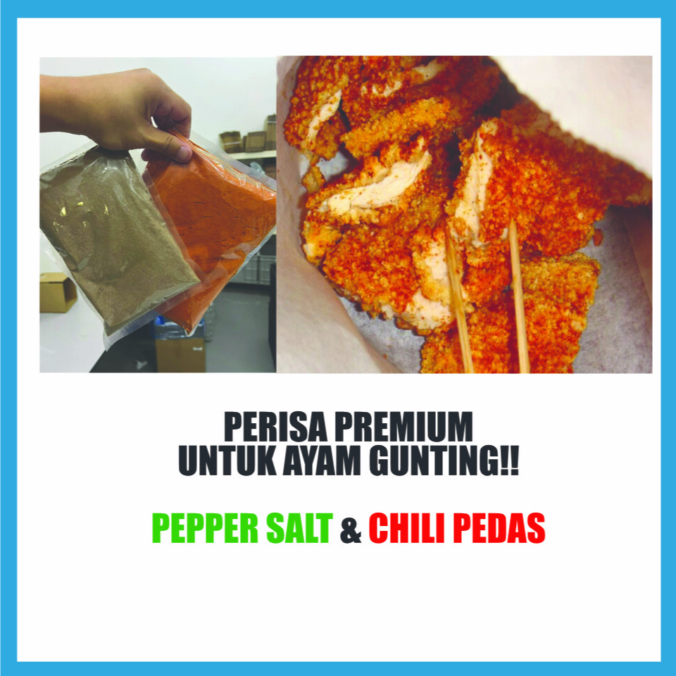 [PREMIUM] [FORMULA BARU!] 500G PEPPER SALT SERBUK LADA SULAH CHILI