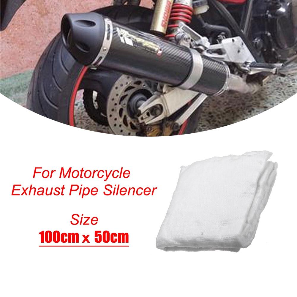 100cm*50cm 5mm Motorcycle Exhaust Pipe Silencer Cotton Fiberglass