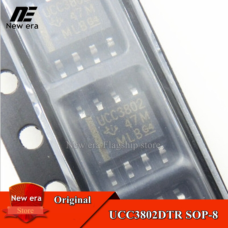 5pcs original ucc3802 sop-8 ucc3802dtr ucc3802d sop8 current mode pwm control ic chip new original