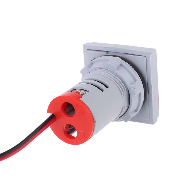 3in1 AC Voltmeter Ammeter Hz Current Frequency Panel Meter Indicator Digital Voltage Amp Hz Led Lamp Square Signal Light with CT