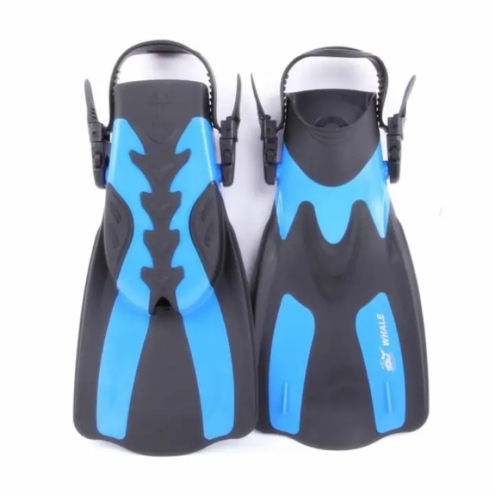 With Diving Trek Heel Flipper Foot Scuba Fins Diving Swimming Snorkeling Fins Swim Shoes Adult Brand Adjustable Short Flippers F Lazada Singapore