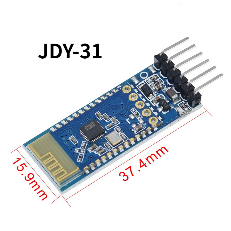 1PCS JDY-31 SPP-C Bluetooth Serial Pass-through module machine-side wireless serial communication Wireless SPPC replacement HC-05 HC-06