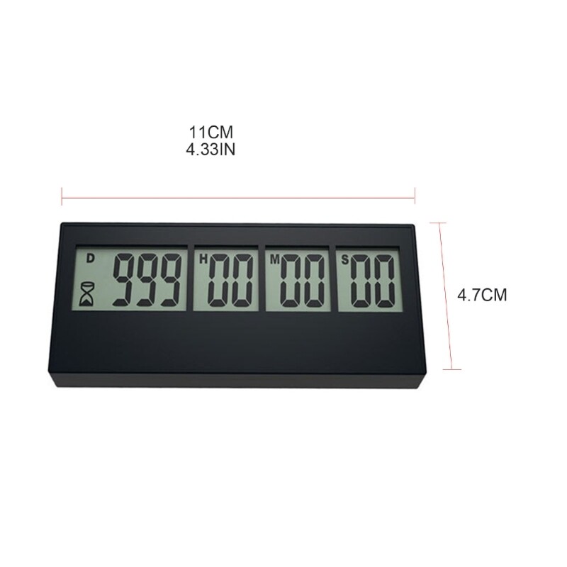 999-Days Digital Timers Countdown Clock LCD Event Reminder Countdown Timerd Clock Digital Kitchen Timerd for Learning