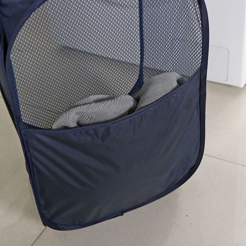 TF Mesh Pop Up Dirty Laundry Basket Hamper Foldable Laundry Basket with Durable Handles Clothes Storage Baskets Laundry Basket