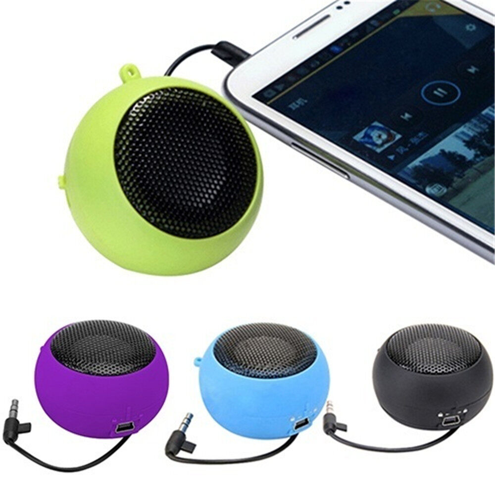 Music Player for Phone PC Mini 3.5mm Jack Wired Amplifier Bluetooth Hamburger Speaker Sound Box