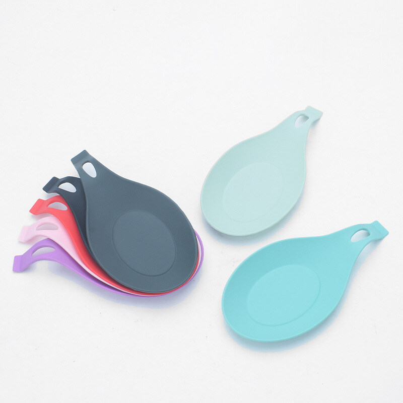 BTTUM Spoon Pad Placemat Tray Heat Resistant Food Grade Silicone Multi