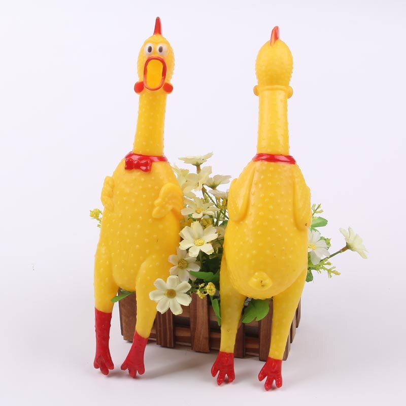 Đồ chơi bóp gà la hét um sùm vui nhộn