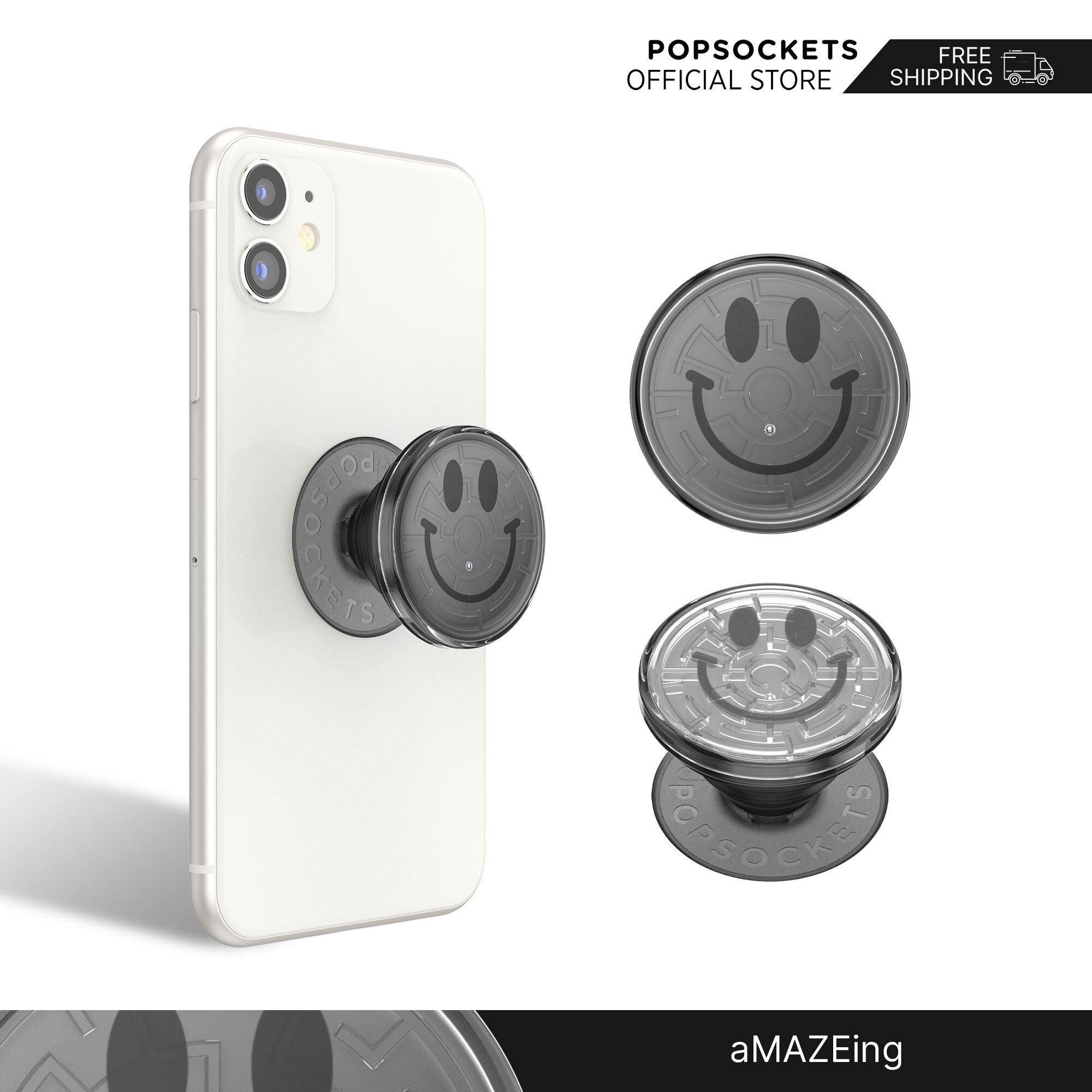 Cellphone Holder Pop Grip Phone Holder Silver Pop Grip Socket
