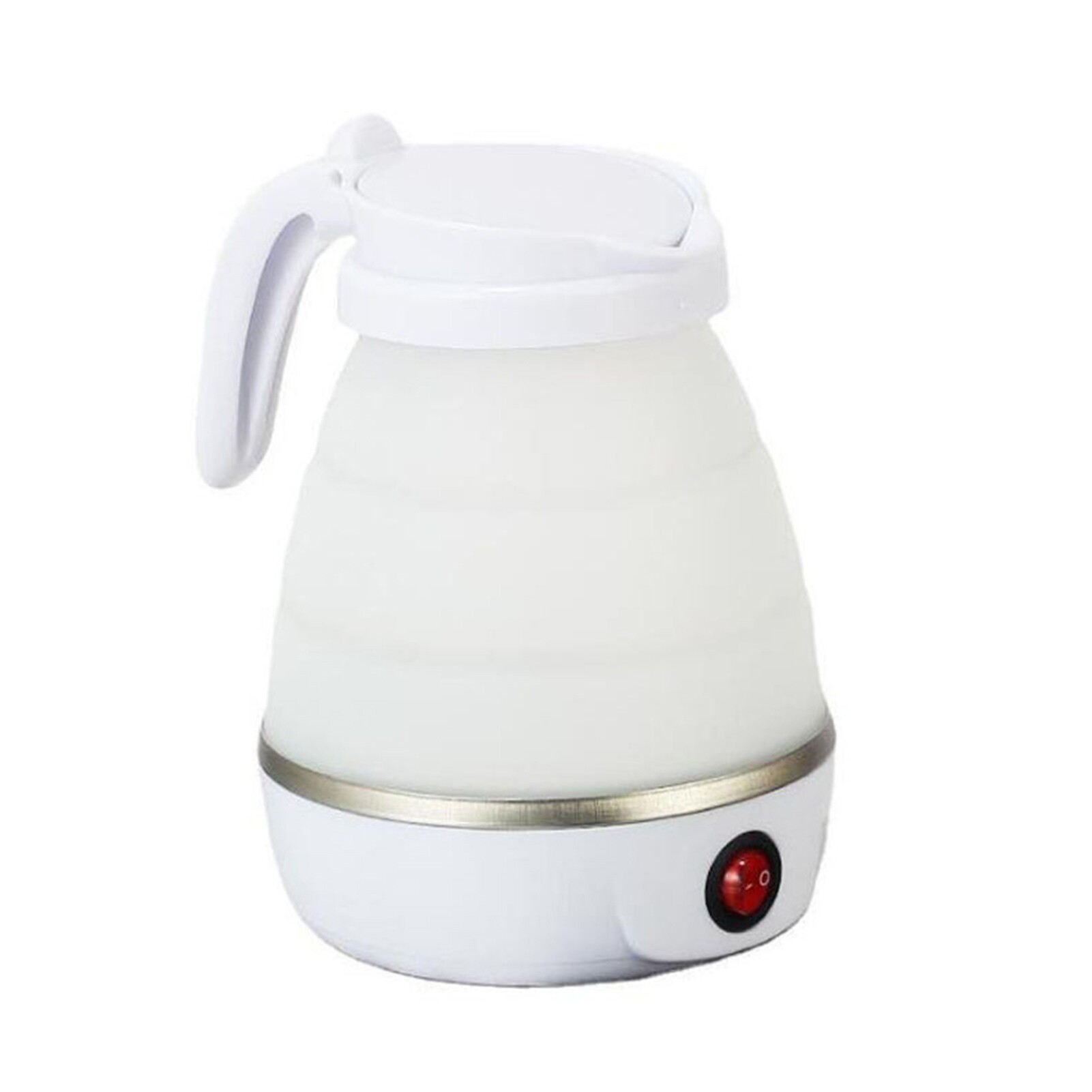 Terylin  1L Electric Kettle Foldable Space-saving ABS Camping Water Kettle for Home