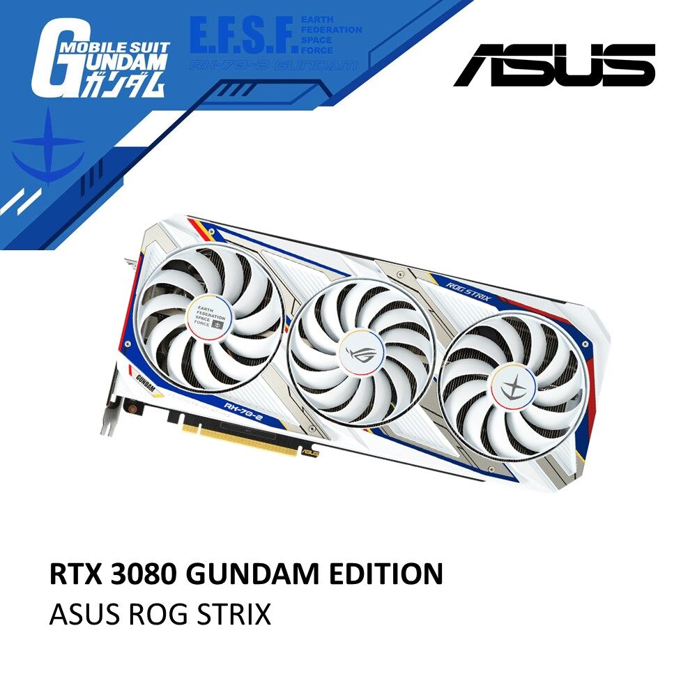 ASUS ROG STRIX RTX 3080 GUNDAM EDITION GRAPHIC CARD | Lazada