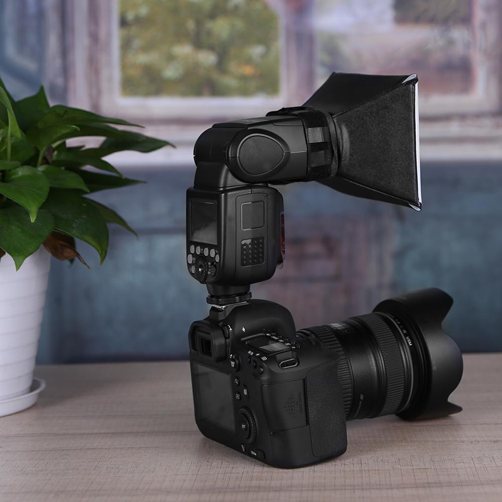 Flash Diffuser High Transmittance Soft Light Effect Ultra-thin Universal Flash Speedlite Softbox Diffuser for Indoor Flash Diffuser High