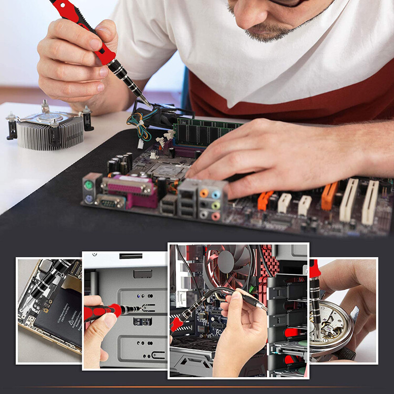 [Hàng Có Sẵn] Bộ Tua Vít KIPRUN, Bộ Dụng Cụ Sửa Chữa Máy Tính 115 Trong 1 Bộ Dụng Cụ Điện Tử Bộ Tua Vít Chính Xác Mini Có Hộp Đựng Cho Điện Thoại, Máy Tính Xách Tay, Thợ Kim Hoàn