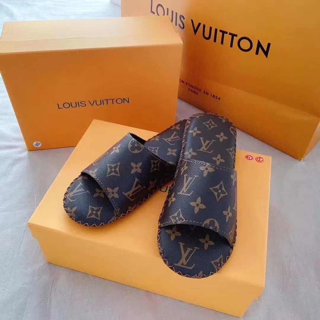 lv slippers womens price