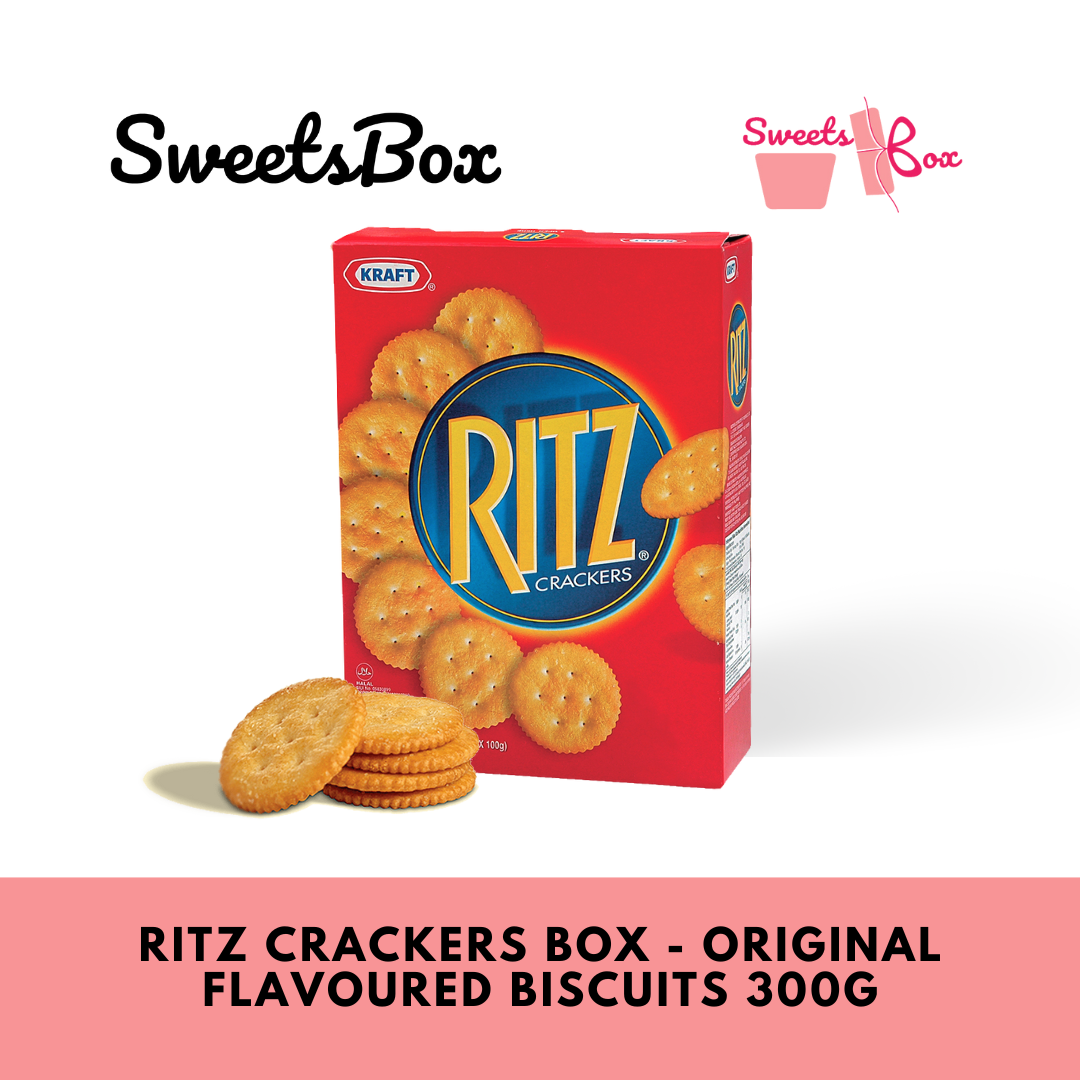 Sweetsbox Ritz Crackers Box Original Flavoured Biscuits 300g Expiry