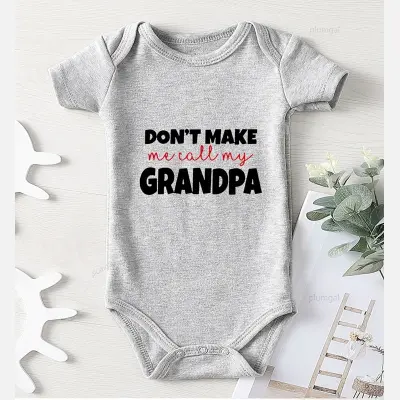 Toddler Baby Winter Clothes Newborn Cotton Baby Jumpsuit Bodysuits New Born Romper Printing Grandpa Cuter Girl Rompers Baby onesie