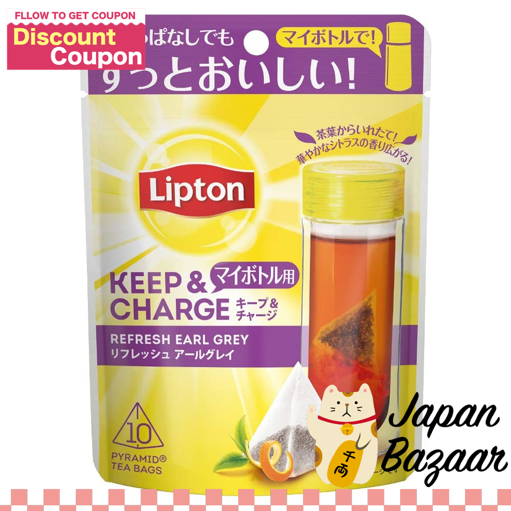 Lipton Keep & Charge Refresh Earl Grey Tea bag 1pack (10 bags) Lazada