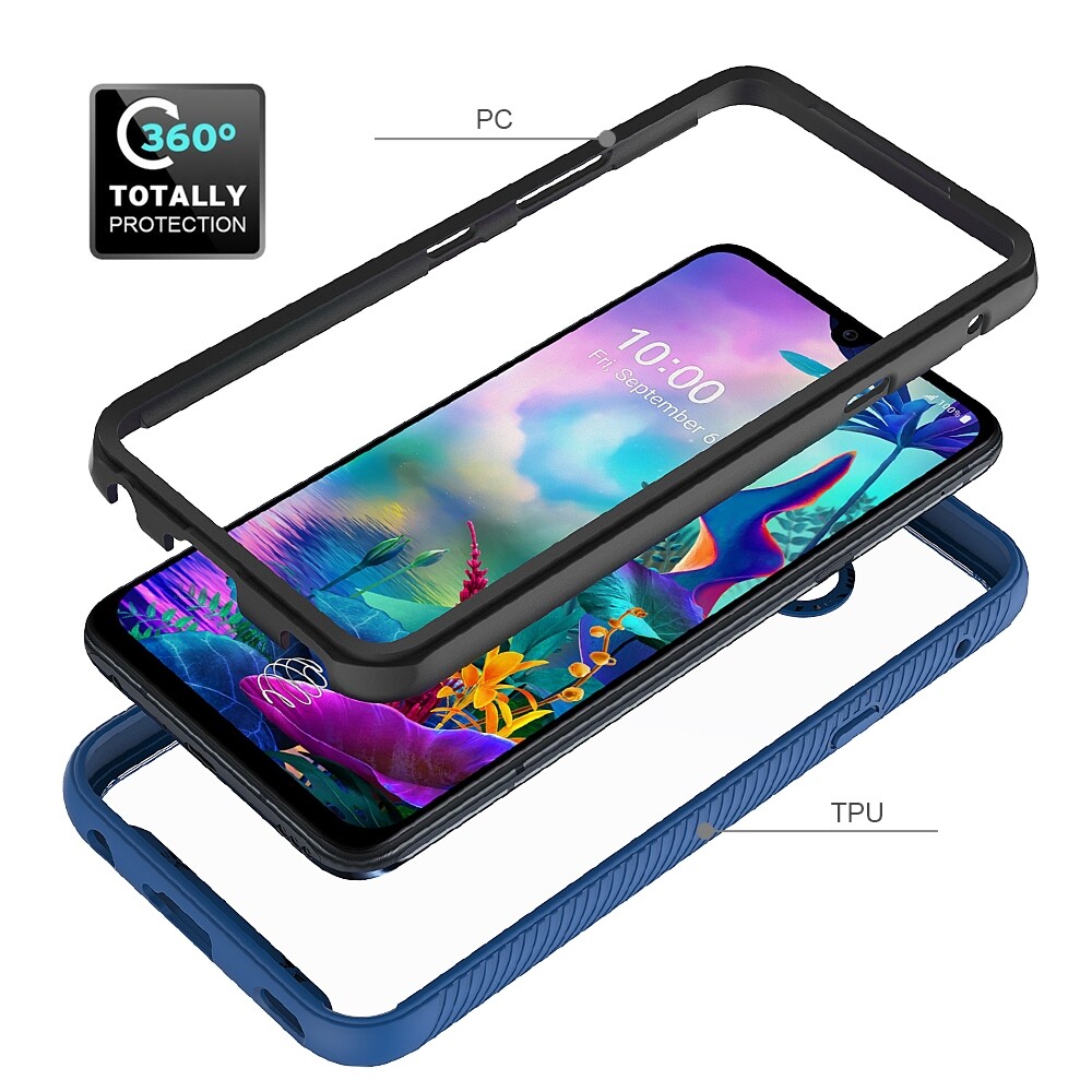Ốp Bảo Vệ PC Chống Sốc Dòng Màu Trơn Cho LG V50S ThinQ 5G / G8X ThinQ Starry Sky + TPU