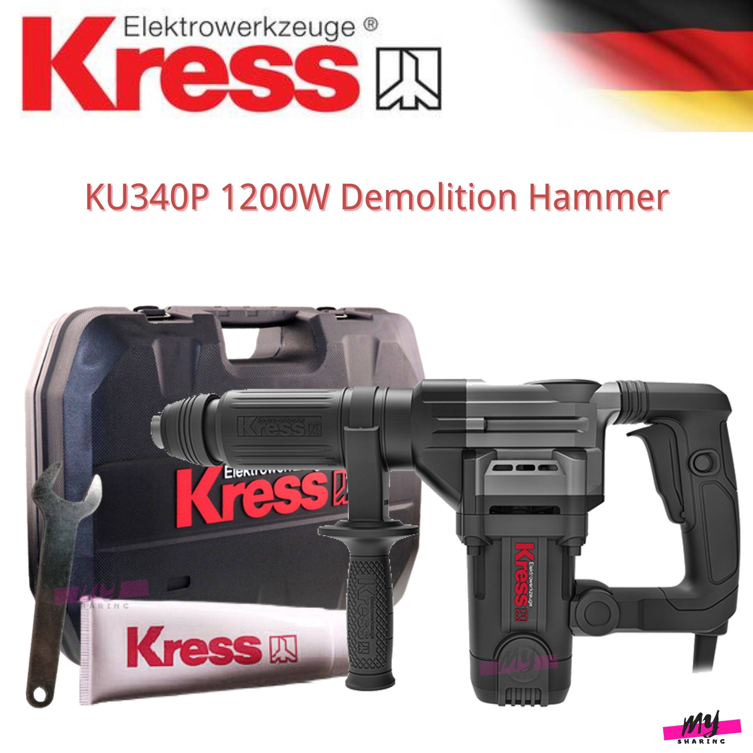 Kress KU340P 1200W Demolition Hammer Lazada