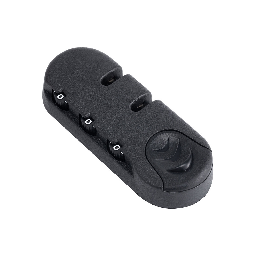 Black Combination Iron Core Lock 3 Digit Combination Padlock Accessories for Bags Lock Luggage Suitcase Travel Bag Code Lock